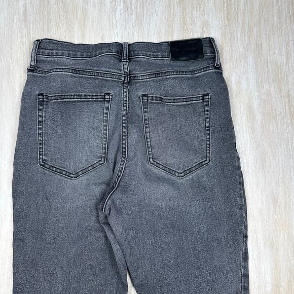 Everlane High Rise Gray Wash Denim Casual Stretch Chic Everyday Skinny Jeans 30 - Picture 11 of 13